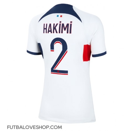Dres Paris Saint-Germain Achraf Hakimi #2 Preč pre Ženy 2023-24 Krátky Rukáv